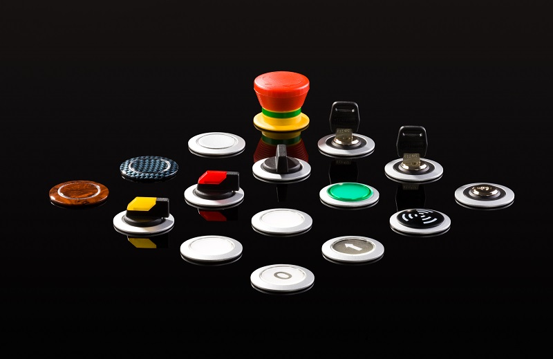 Серия кнопок и переключателей Rontron R Juwel (Schlegel Elektrokontakt)